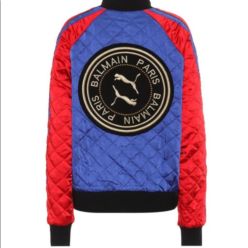 BALMAIN x PUMA Reversible bomber jacket